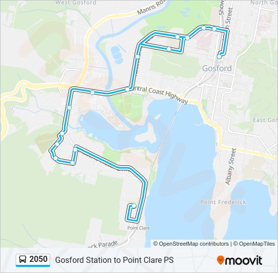 2050 bus Line Map