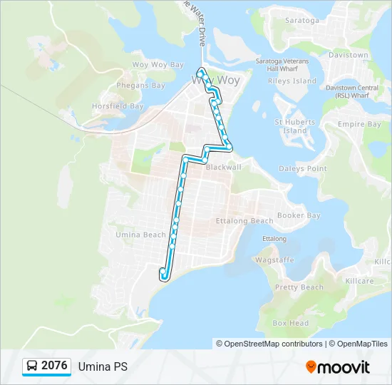 2076 Bus Line Map