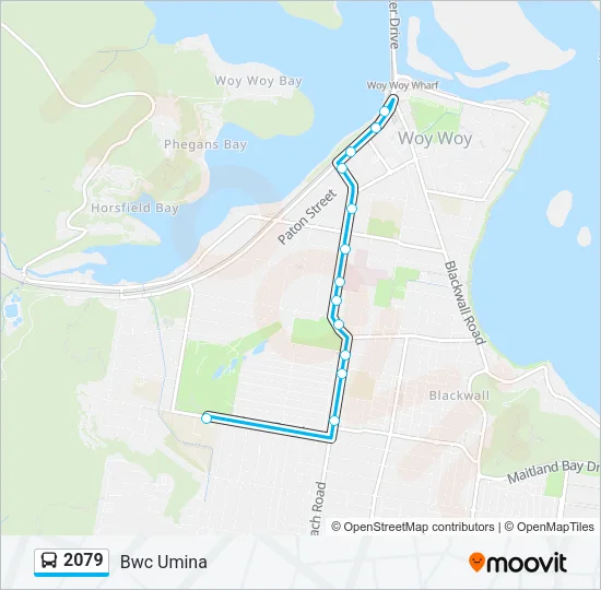 2079 Bus Line Map