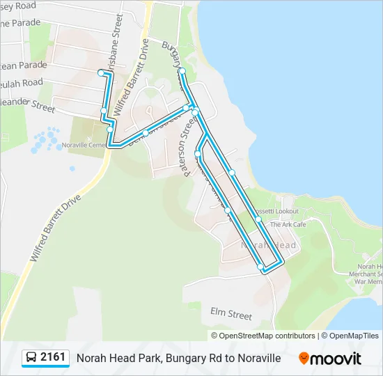 2161 Bus Line Map