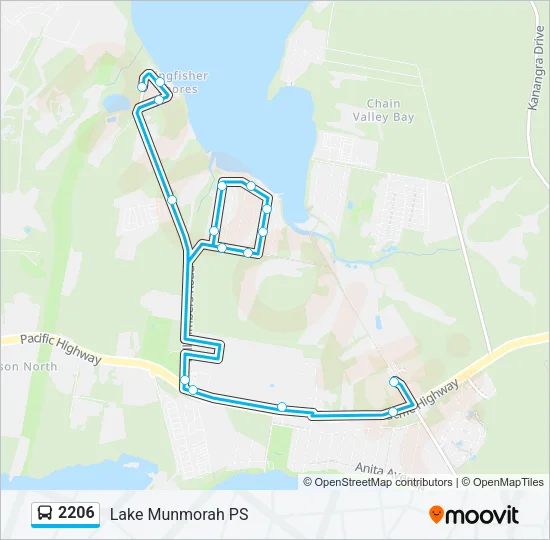 2206 Bus Line Map