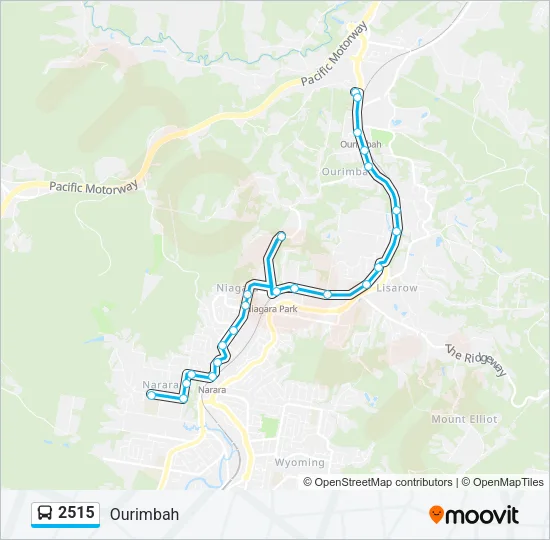 2515 Bus Line Map