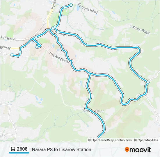2608 Bus Line Map