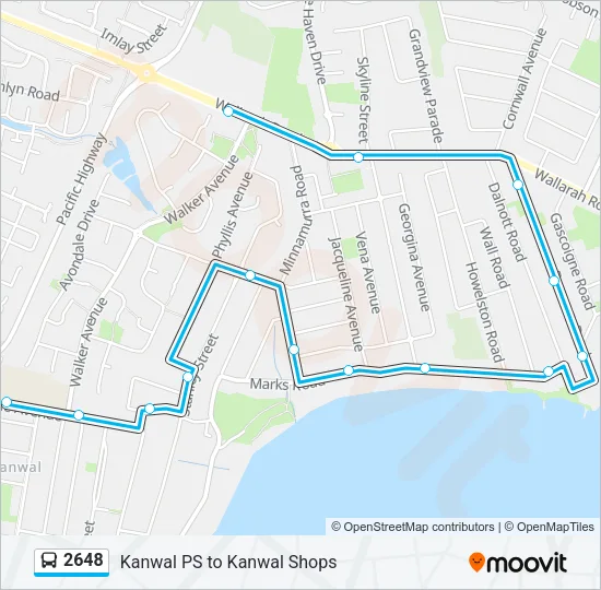 2648 Bus Line Map