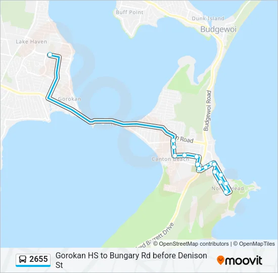 2655 Bus Line Map