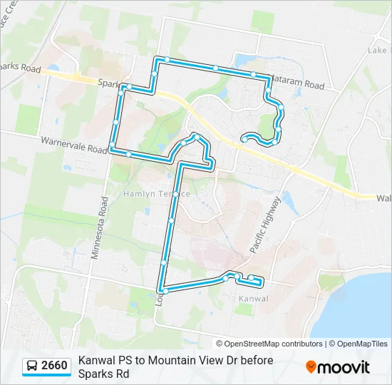 2660 Bus Line Map