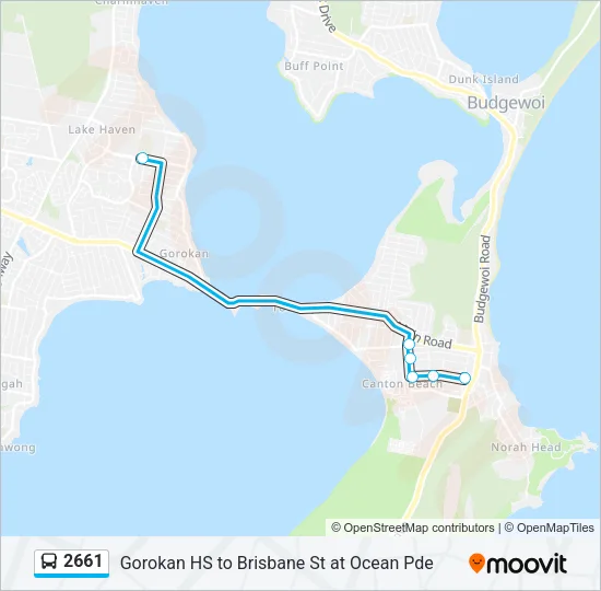 2661 Bus Line Map