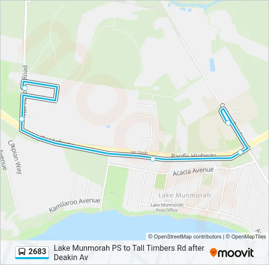 2683 Bus Line Map