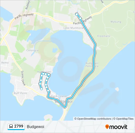 2799 Bus Line Map