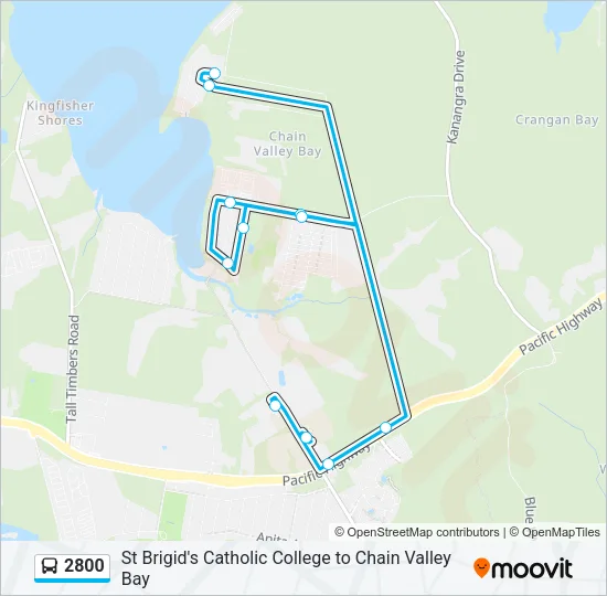 2800 Bus Line Map