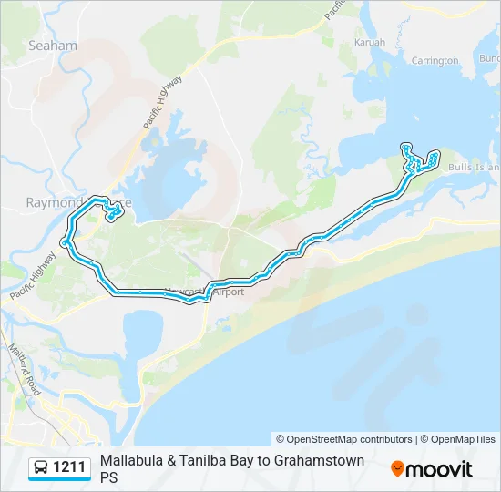 1211 Bus Line Map