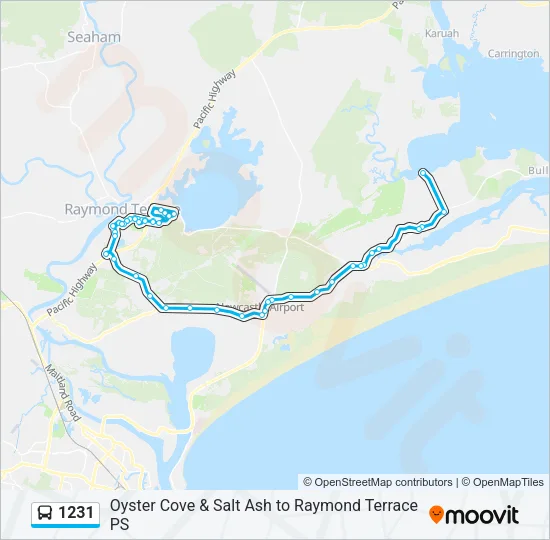 1231 Bus Line Map