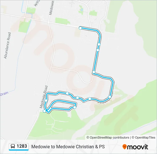 1283 Route: Schedules, Stops & Maps - Wirreanda PS (Updated)