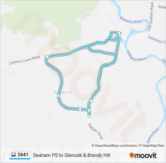 2641 Bus Line Map