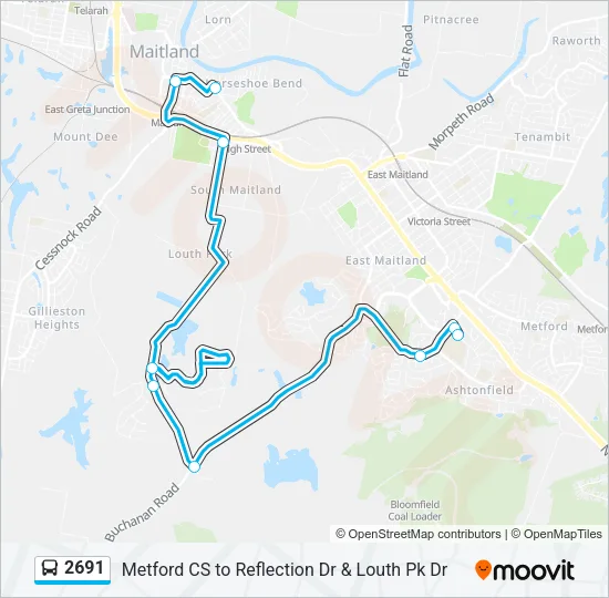 2691 Bus Line Map