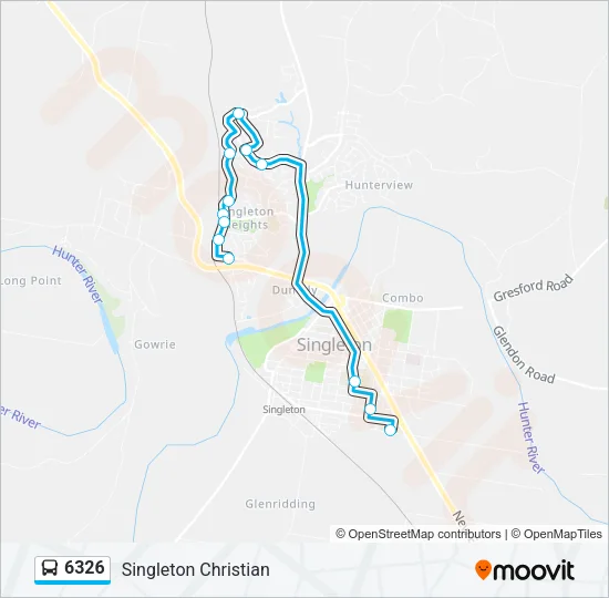 6326 Bus Line Map