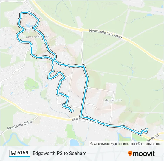 6159 Bus Line Map