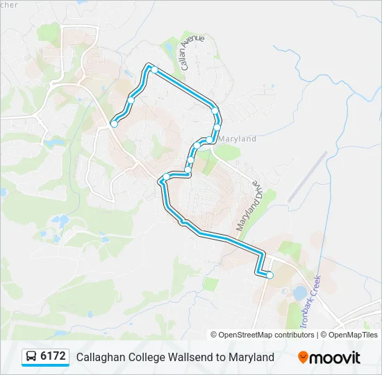 6172 Bus Line Map