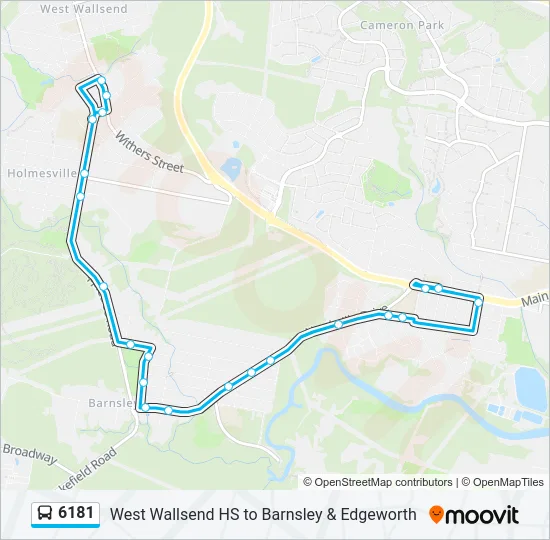 6181 Bus Line Map