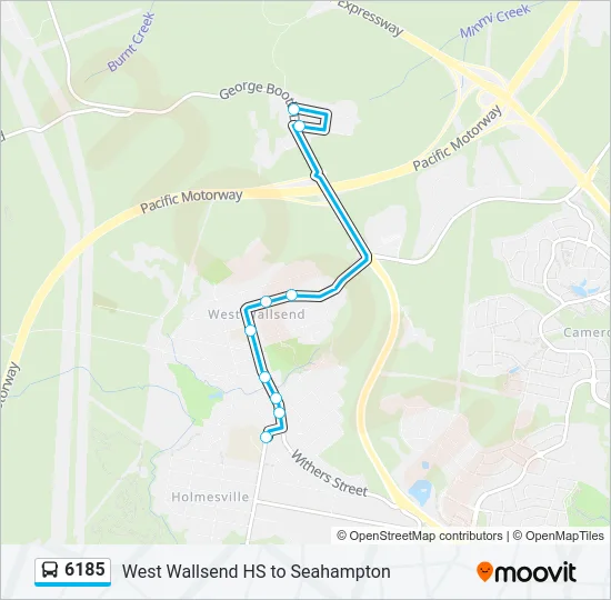 6185 Bus Line Map