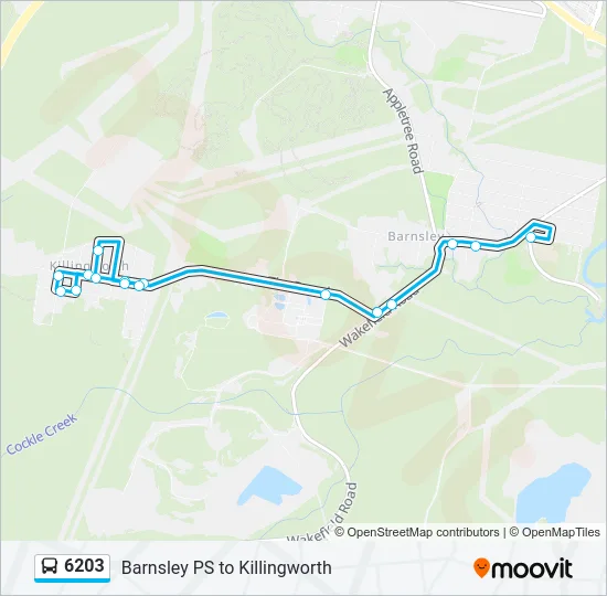 6203 Bus Line Map