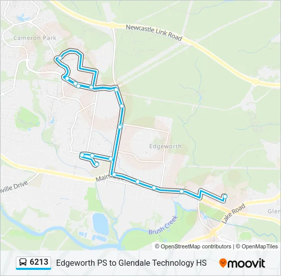 6213 Bus Line Map