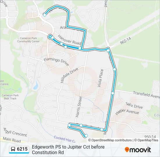 6215 Bus Line Map