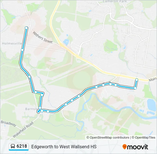6218 Bus Line Map