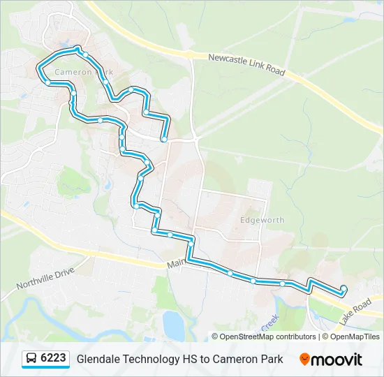 6223 Bus Line Map