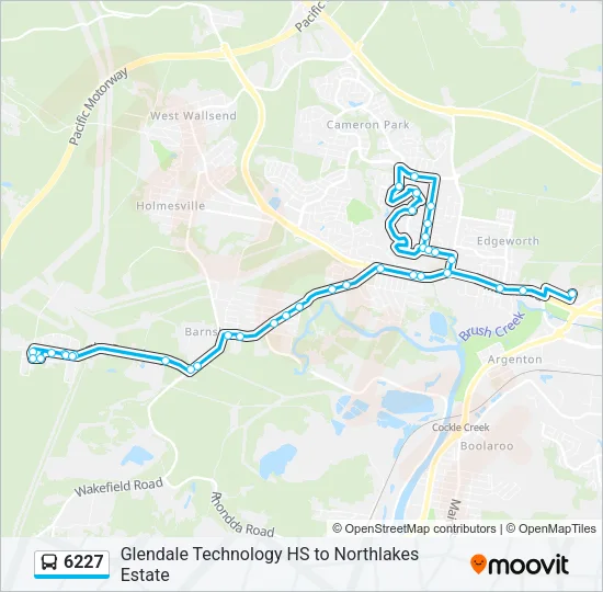6227 Bus Line Map