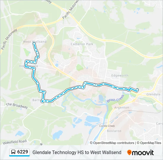 6229 Bus Line Map