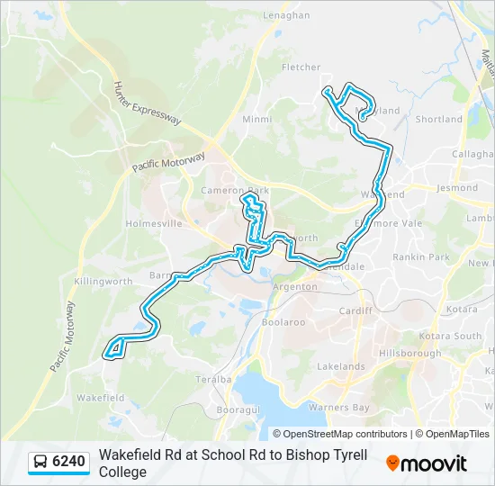 6240 Bus Line Map