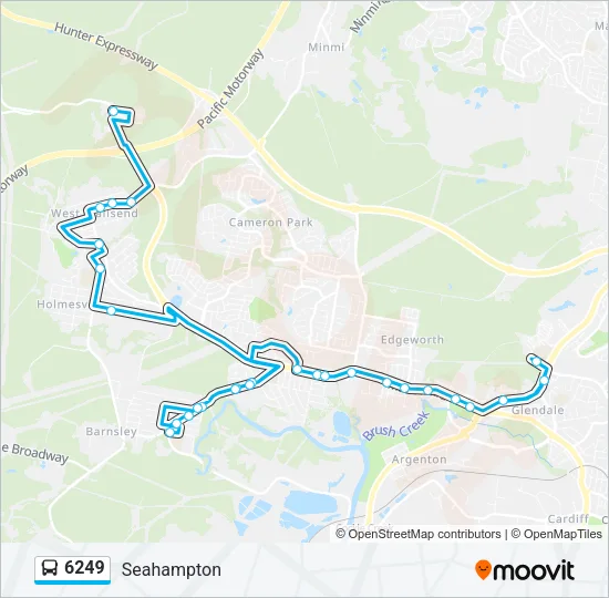 6249 Bus Line Map