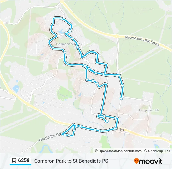 6258 Bus Line Map
