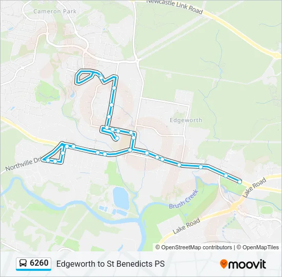 6260 Bus Line Map