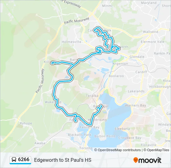 6266 Bus Line Map