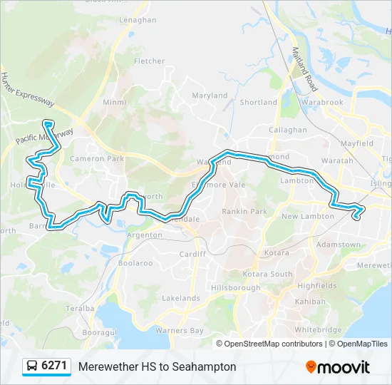 6271 Bus Line Map