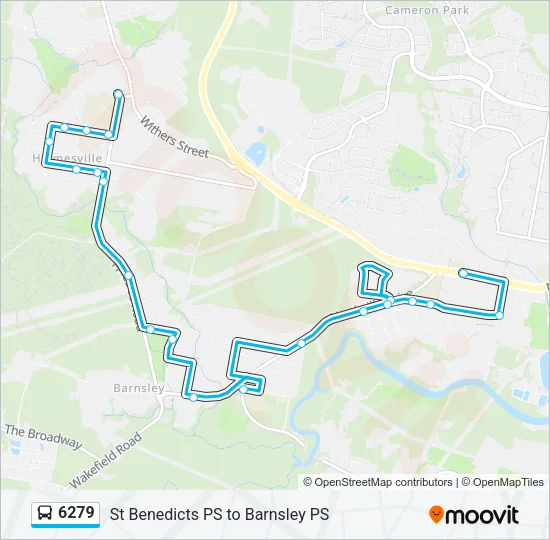 6279 Bus Line Map