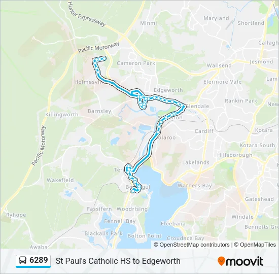 6289 Bus Line Map