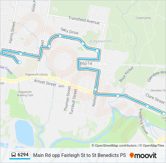 6294 Bus Line Map
