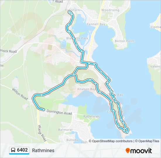 6402 Bus Line Map