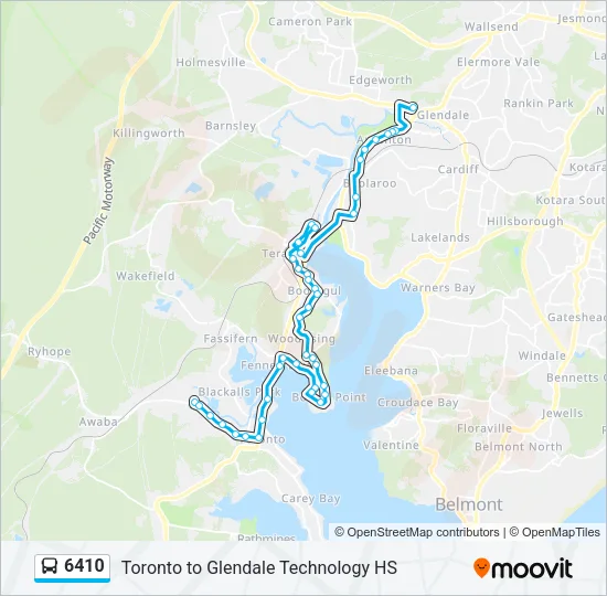 6410 Bus Line Map