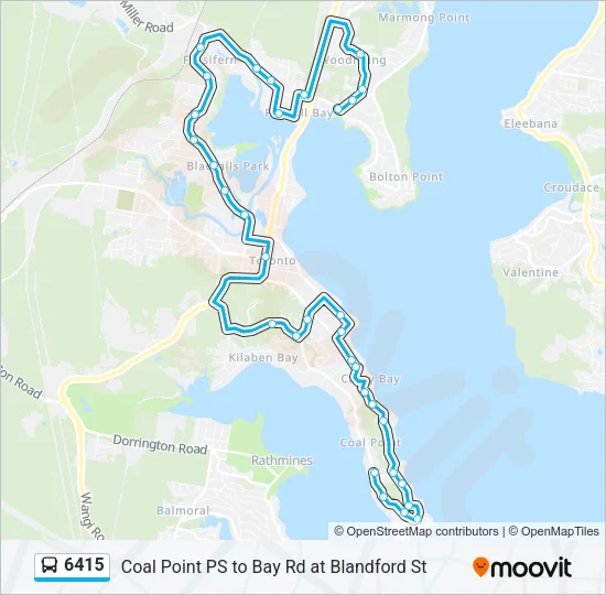 6415 Bus Line Map