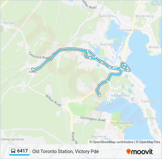 6417 Bus Line Map
