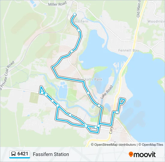 6421 Bus Line Map