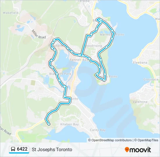 6422 Bus Line Map