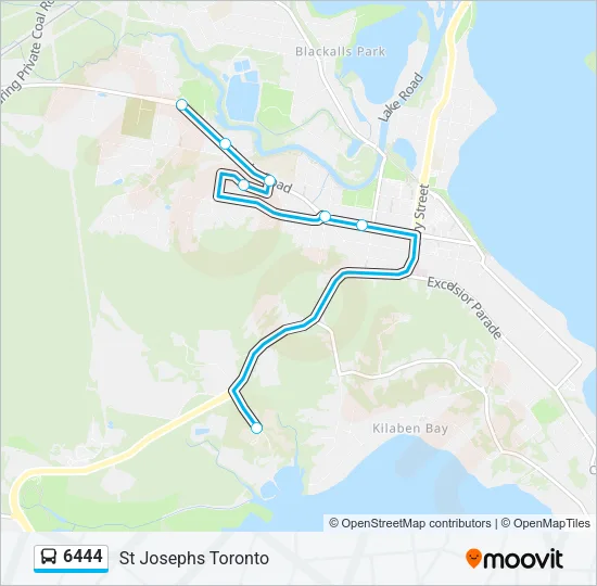 6444 Bus Line Map