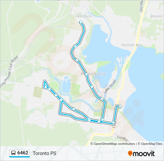 6462 Bus Line Map