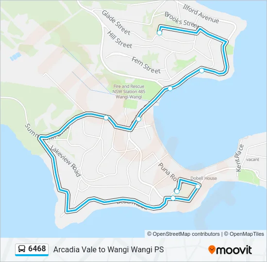 6468 Bus Line Map