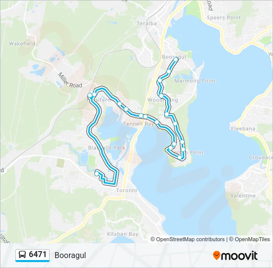 6471 Bus Line Map